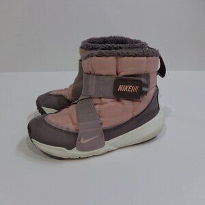 Nike Flex Advance Boots (PS) Girl's Winter Purple Pink DD0304-600 Lined Size 13C
